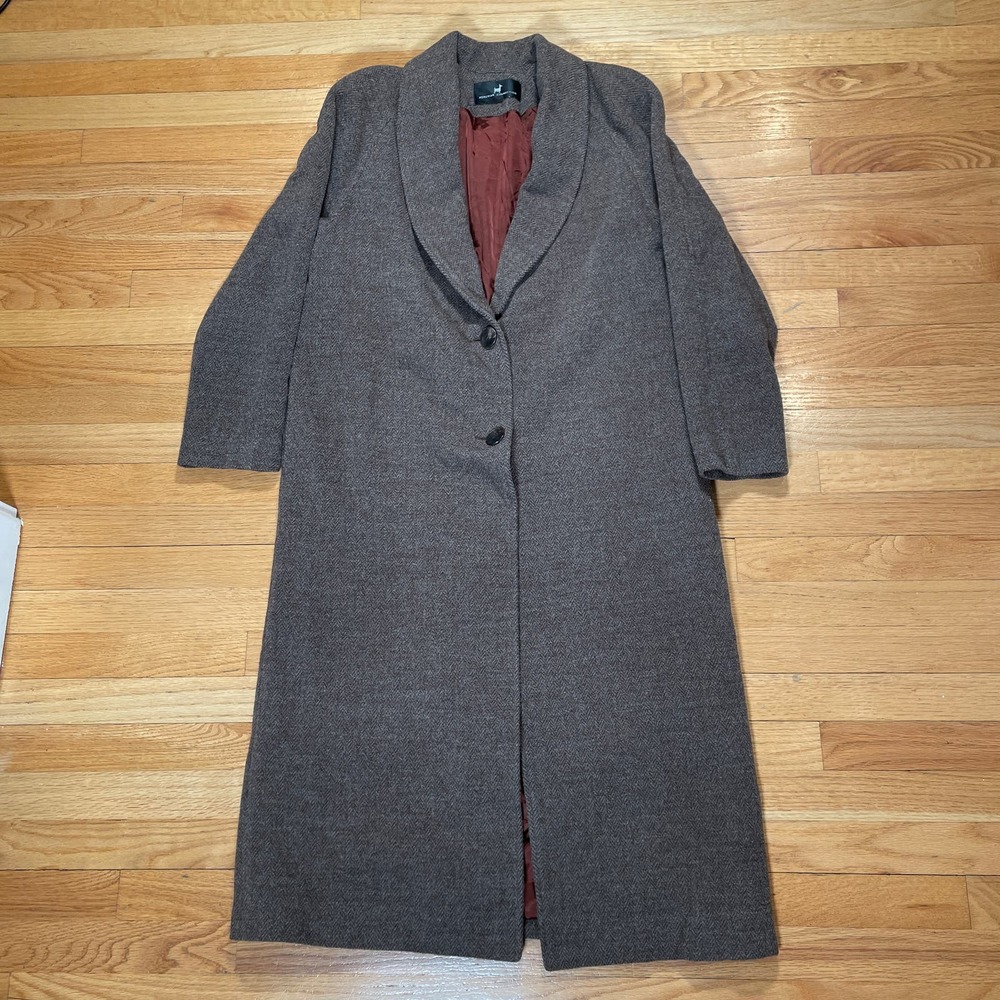 Peruvian Connection Brown Blazer Coat